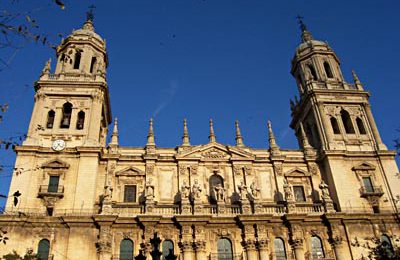 After the morning's harvest, we head to the provincial capital of Jaén, to see its superb Cathedral