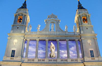 Past the Almudena Cathedral