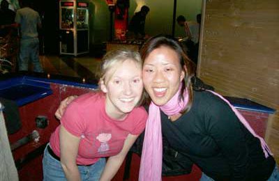 October TEFL students – Morgan Miller of Columbus, Ohio and Lina Tran of Chicago, Illinois.”