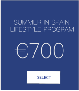 Summer in Spain lifestyle program